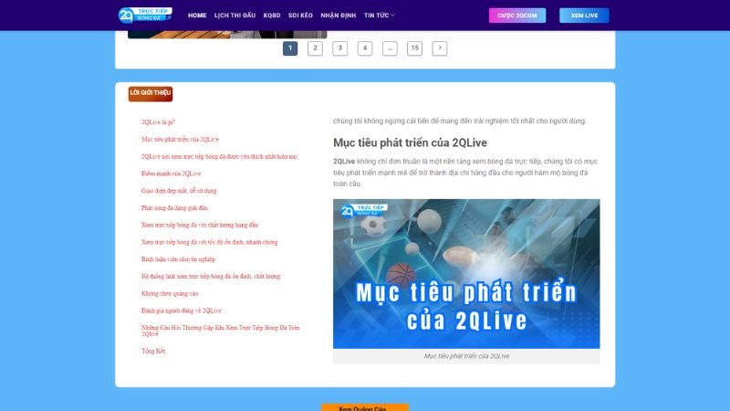 Khám Phá Góc Nhìn Mới Về Bóng Đá Trực Tiếp 2Qlive 5 Tổng Quan Về Trực Tiếp Bóng Đá 2Qlive
